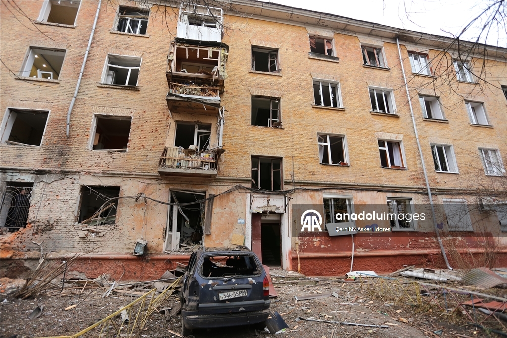 В Чернигове падение дрона повредило жилой дом: есть пострадавшие