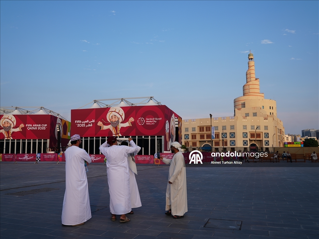 Arab Cup fans flock to the historic bazaar Souq Waqif in Doha