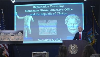 ABD’de 41 tarihi eser Türkiye’ye iade edildi