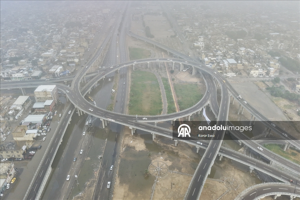 Heavy rainfall in Iraq disrupted daily life