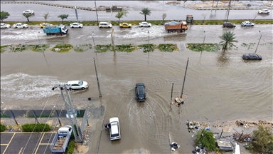 Heavy rainfall in Iraq disrupted daily life