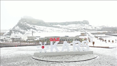 Kars'ta kar yağışı etkisini sürdürüyor