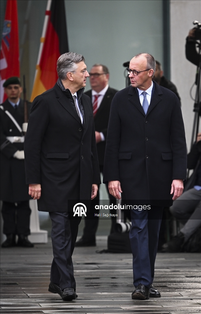 Премьер-министр Хорватии Андрей Пленкович в Германии