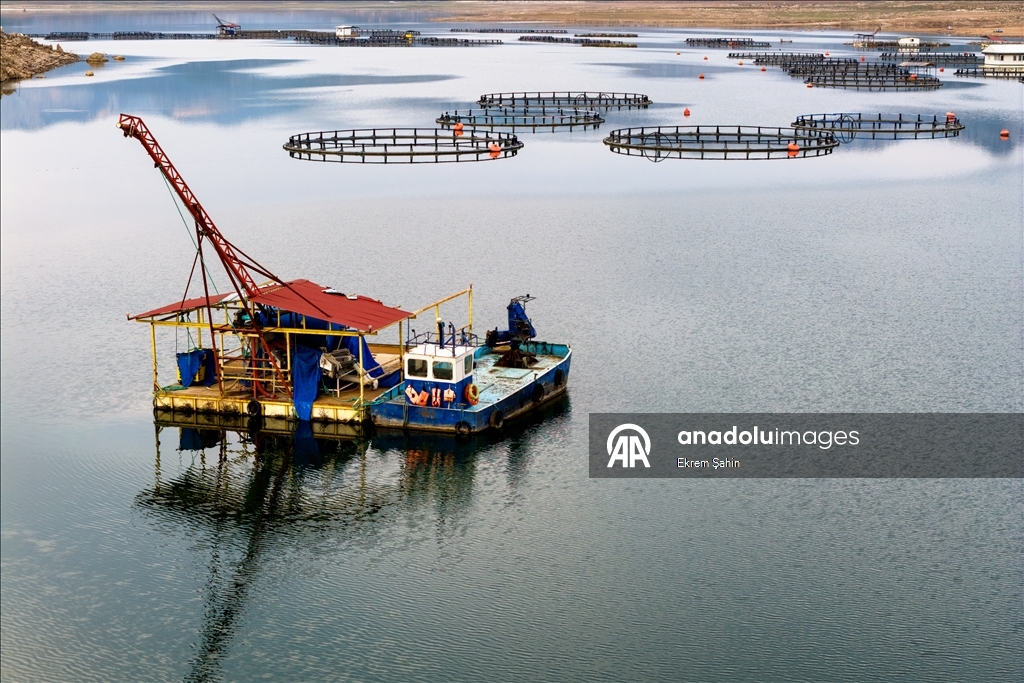 Karacaören Barajı’nda balıkçılık ve çiftlikler bölge ekonomisine katkı sağlıyor