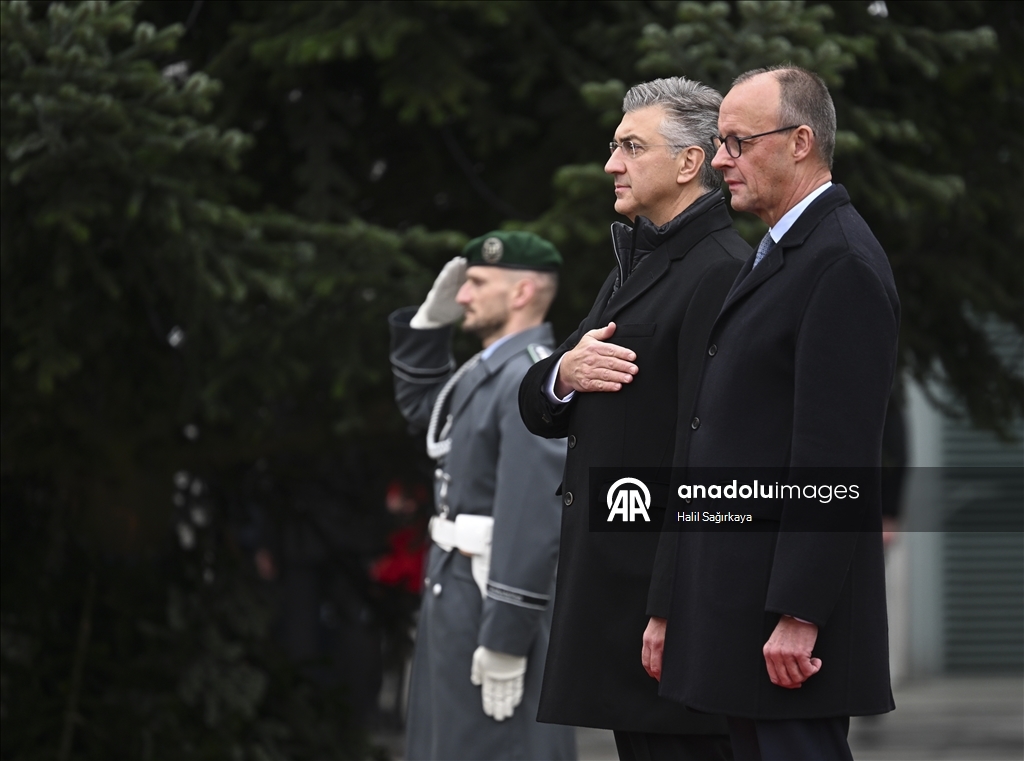 Премьер-министр Хорватии Андрей Пленкович в Германии