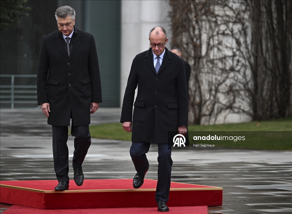 Премьер-министр Хорватии Андрей Пленкович в Германии