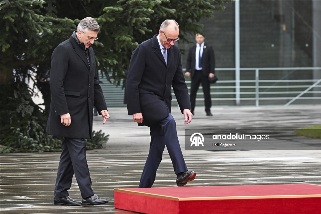 Премьер-министр Хорватии Андрей Пленкович в Германии