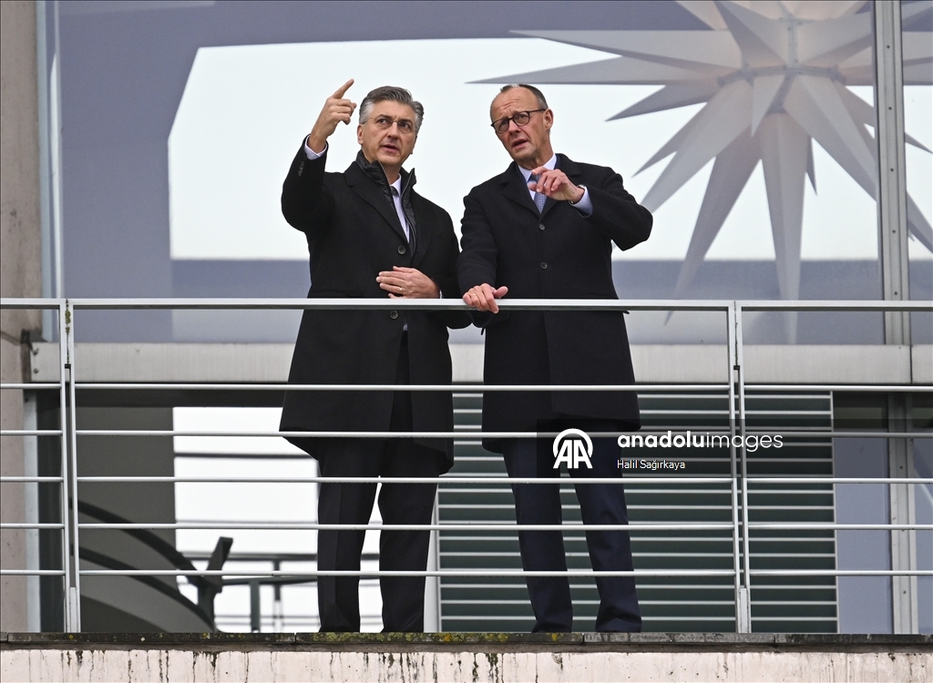 Премьер-министр Хорватии Андрей Пленкович в Германии