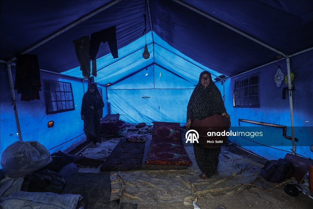 Li Xezeyê ji ber barana zêde bi sedan kon di bin avê de man