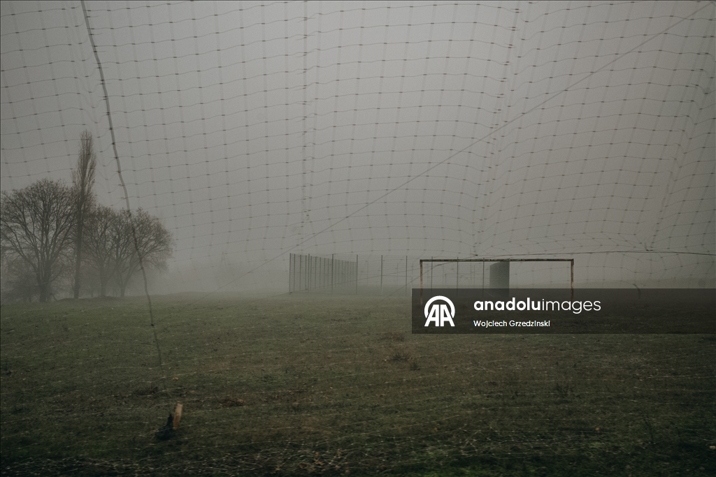 Donbas’ta drone tehditlerine karşı yollara ağ kaplı tüneller kuruldu