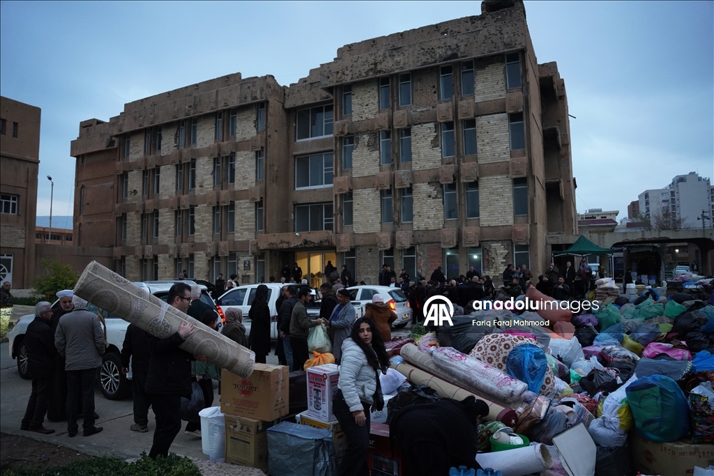 Irak'taki sel mağdurları için yardım kampanyası yapıldı