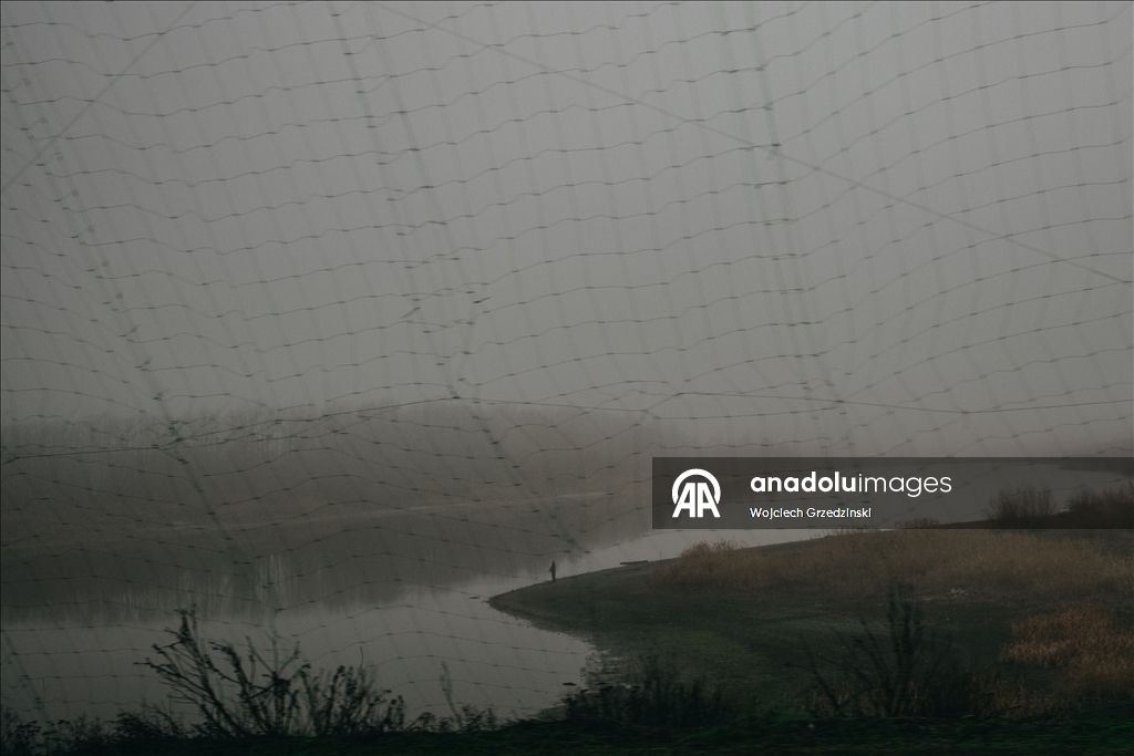 Donbas’ta drone tehditlerine karşı yollara ağ kaplı tüneller kuruldu