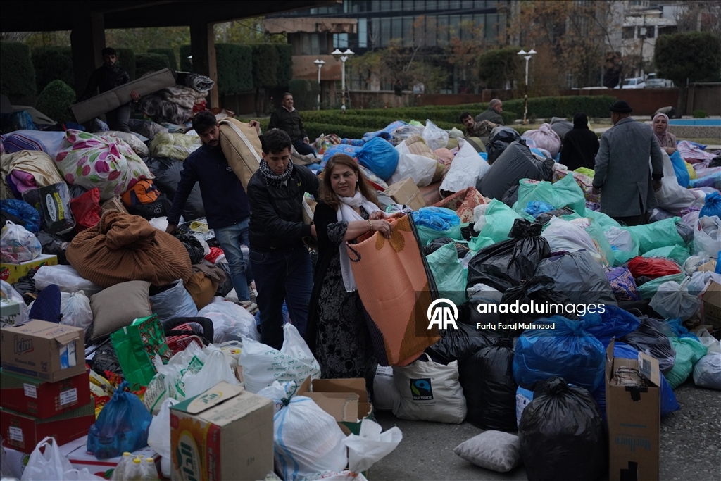 Irak'taki sel mağdurları için yardım kampanyası yapıldı