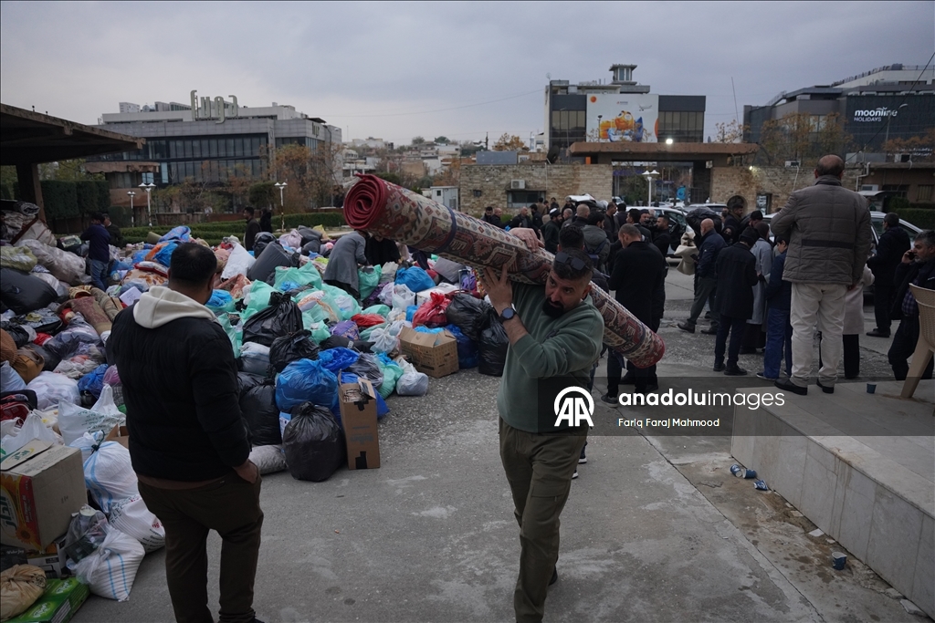 Irak'taki sel mağdurları için yardım kampanyası yapıldı