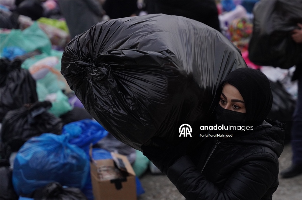 Irak'taki sel mağdurları için yardım kampanyası yapıldı