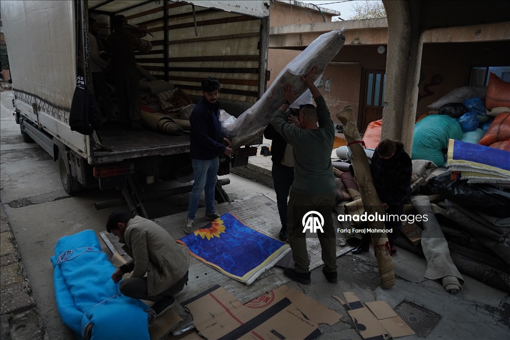 Irak'taki sel mağdurları için yardım kampanyası yapıldı