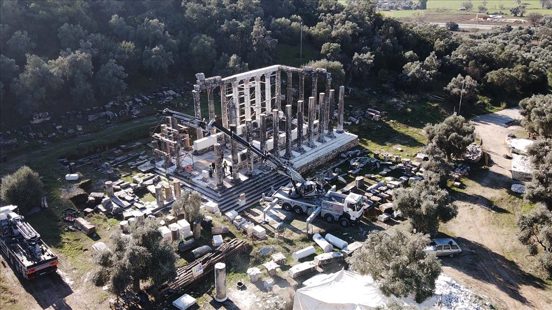 Zeus Tapınağı gelecek yıl restorasyonun tamamlanmasıyla eski ihtişamına kavuşacak