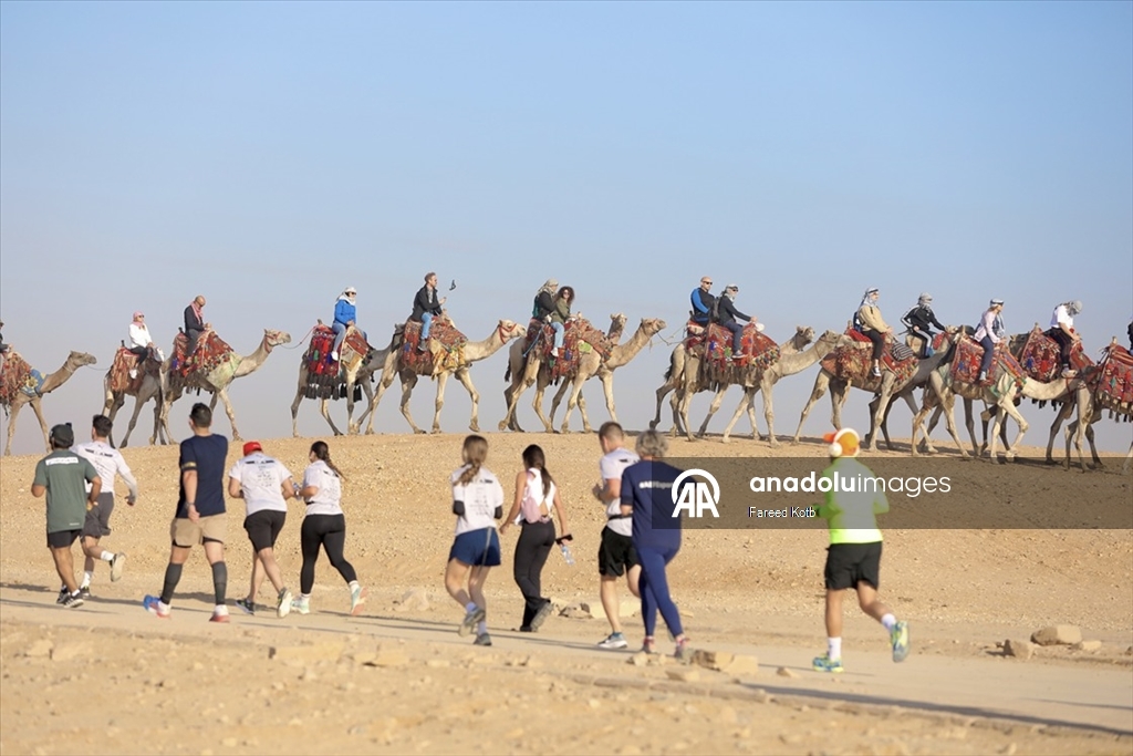 Mısır'da 'Piramitler Yarı Maratonu'