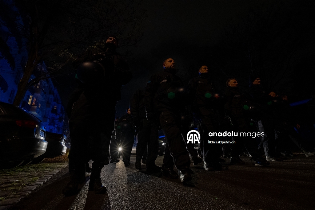 В Берлине прошла акция протеста против полиции