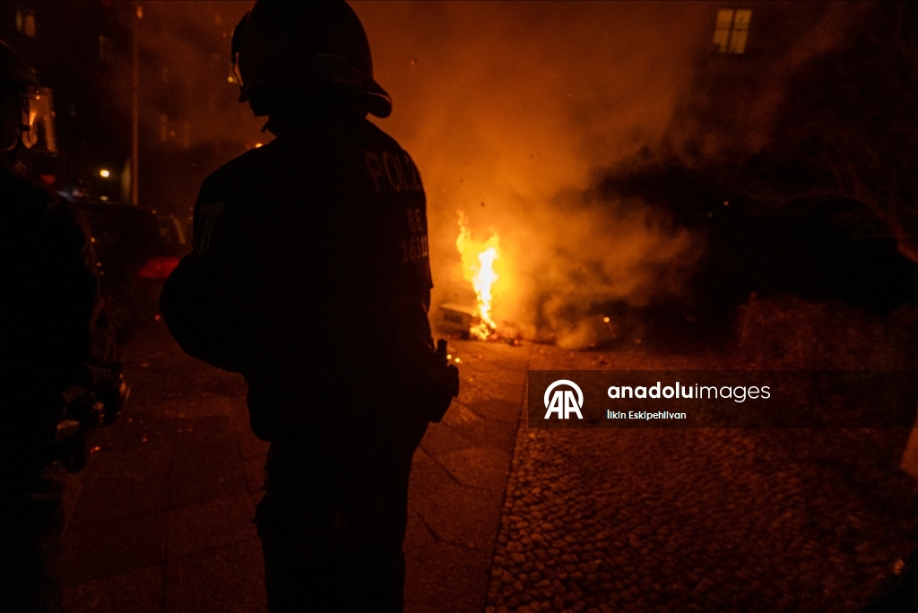 В Берлине прошла акция протеста против полиции