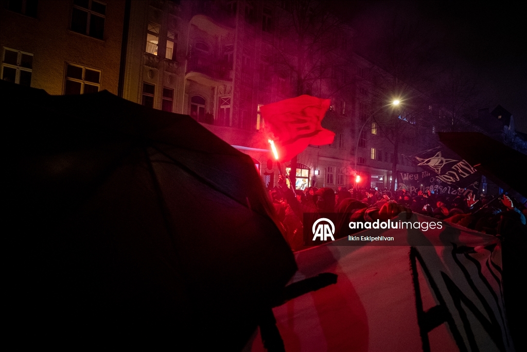 В Берлине прошла акция протеста против полиции