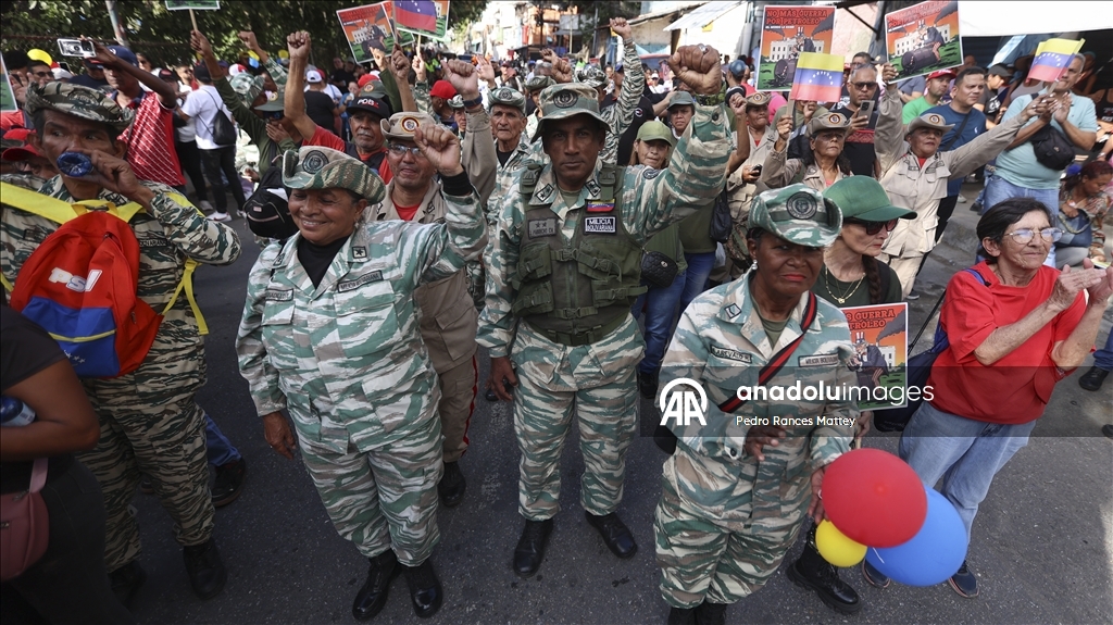 В Венесуэле прошла акция протеста из-за предполагаемого захвата нефтяного танкера США