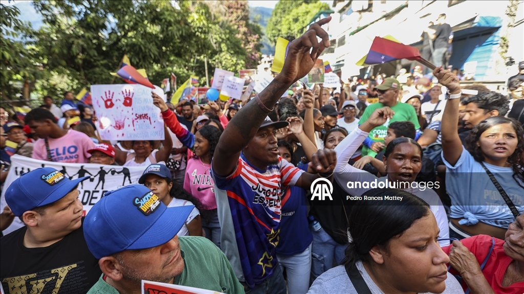 В Венесуэле прошла акция протеста из-за предполагаемого захвата нефтяного танкера США