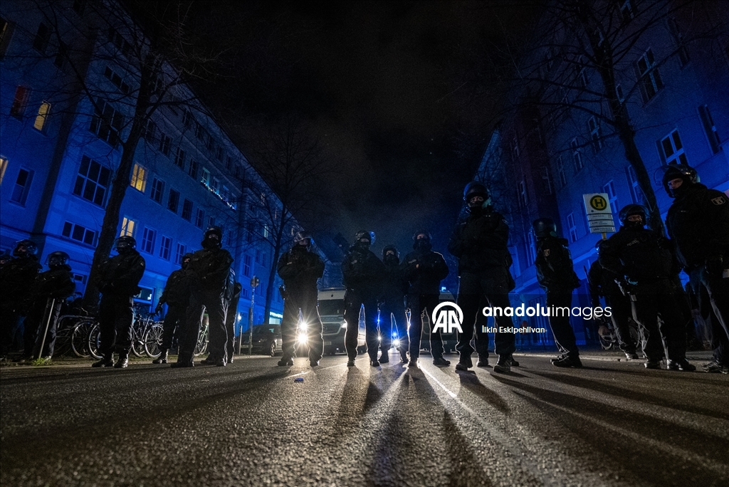 В Берлине прошла акция протеста против полиции