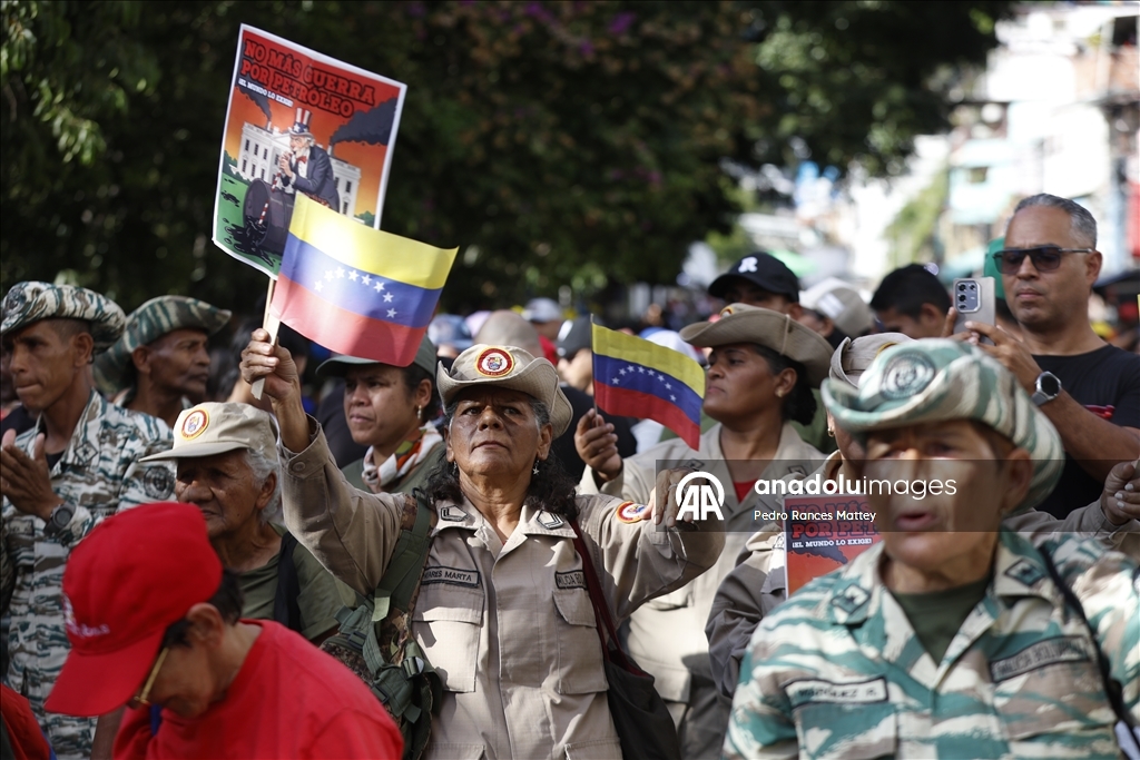 В Венесуэле прошла акция протеста из-за предполагаемого захвата нефтяного танкера США