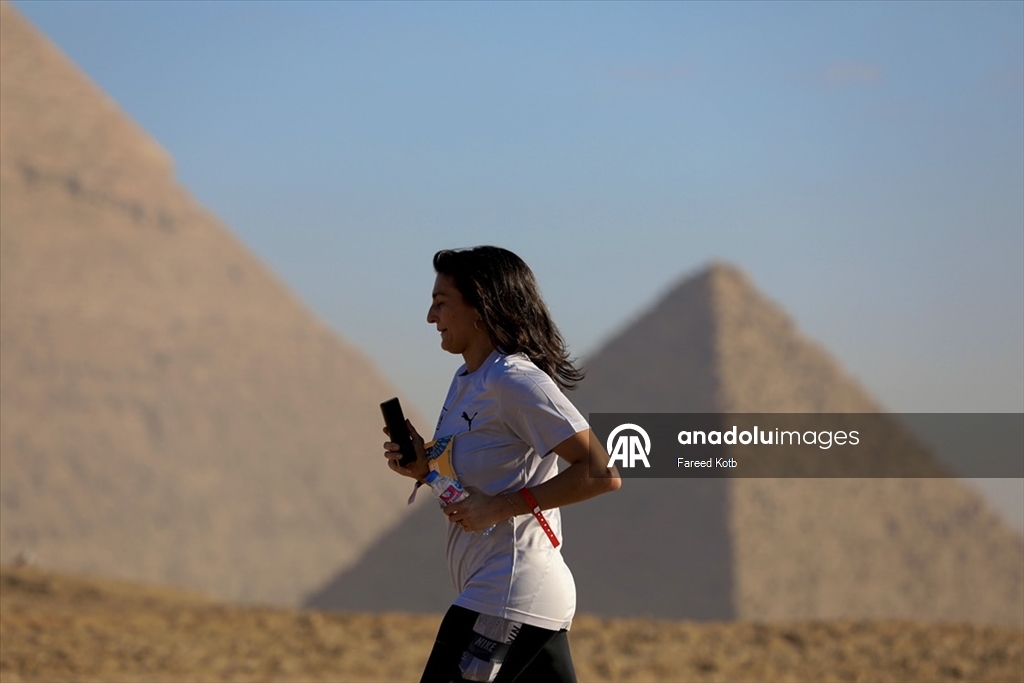 Mısır'da 'Piramitler Yarı Maratonu'