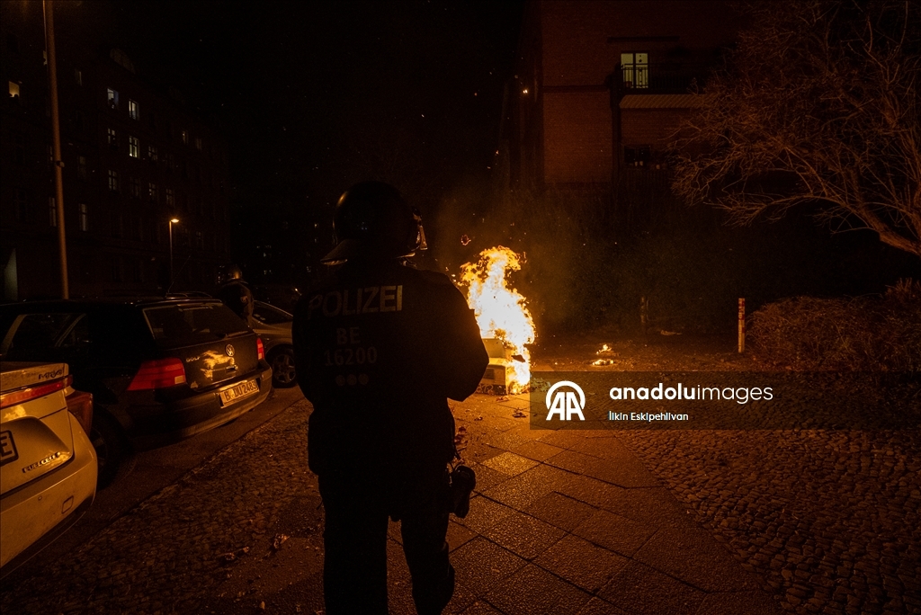 В Берлине прошла акция протеста против полиции