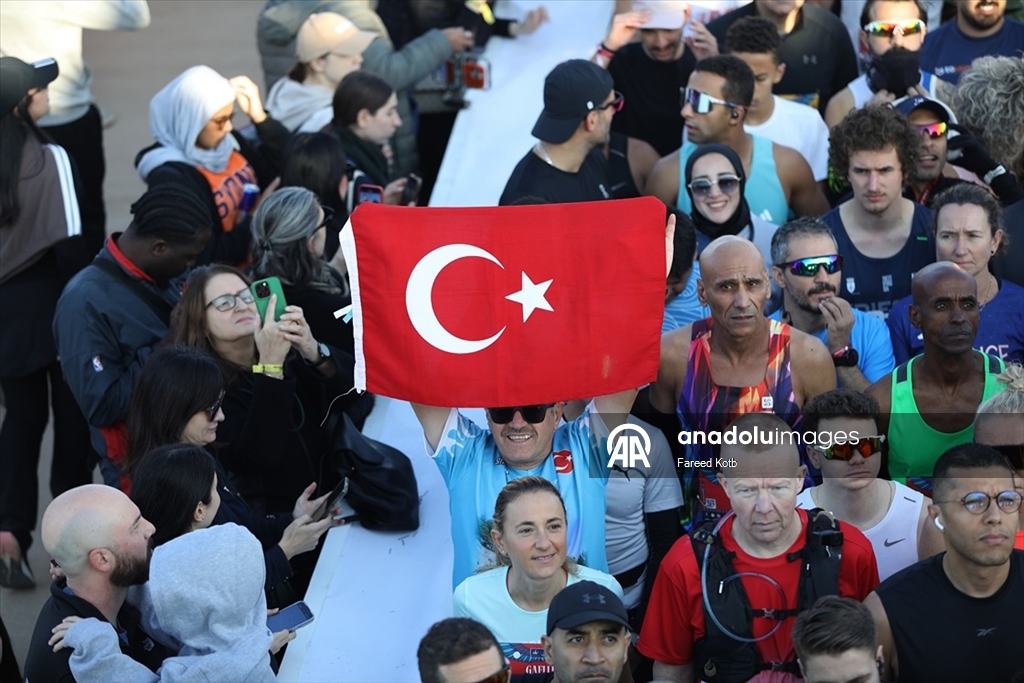 Mısır'da 'Piramitler Yarı Maratonu'