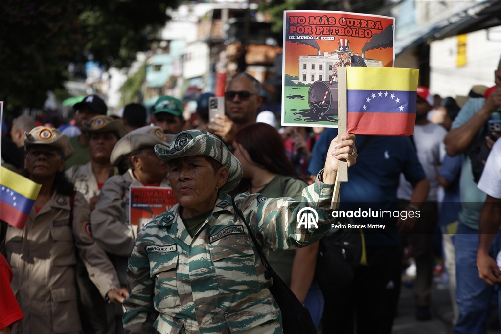 В Венесуэле прошла акция протеста из-за предполагаемого захвата нефтяного танкера США