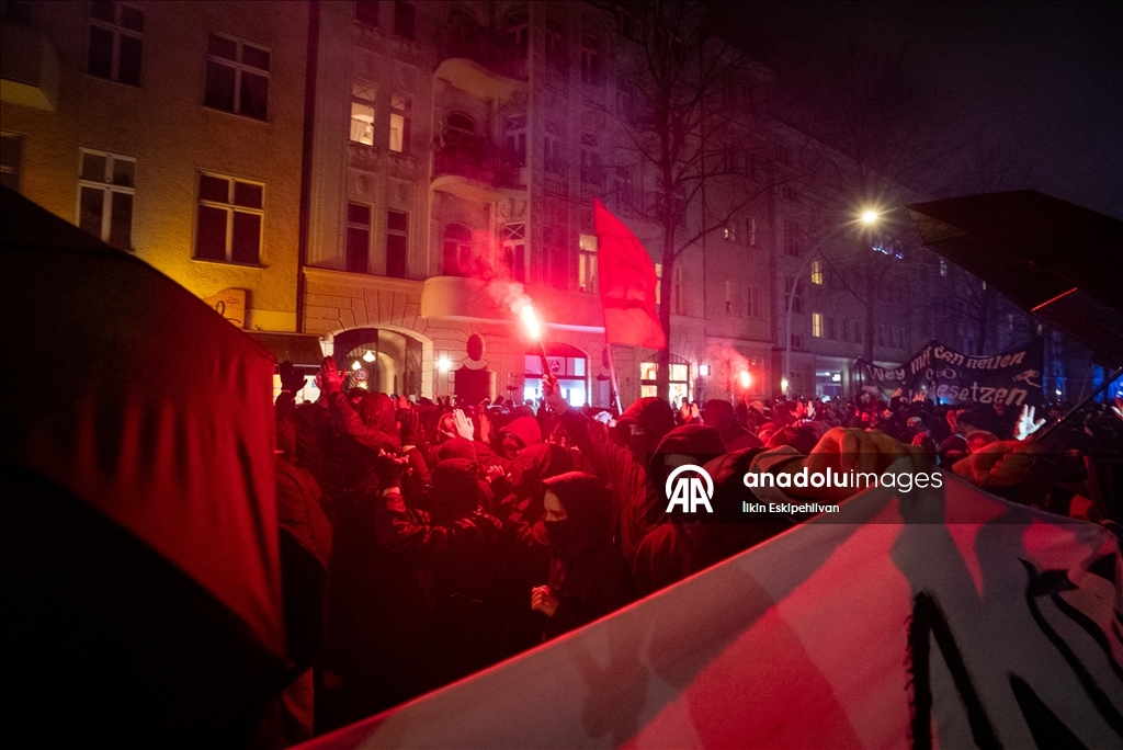 В Берлине прошла акция протеста против полиции