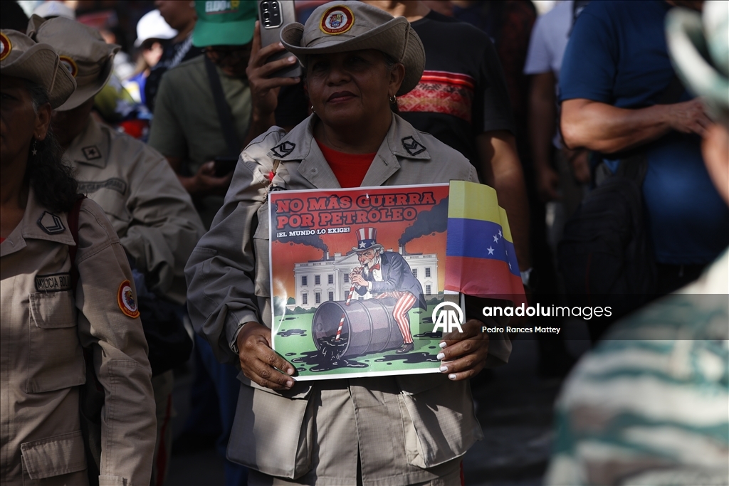 В Венесуэле прошла акция протеста из-за предполагаемого захвата нефтяного танкера США