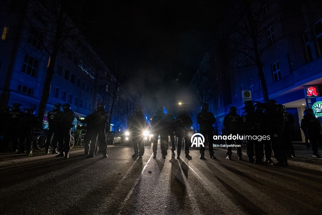 В Берлине прошла акция протеста против полиции