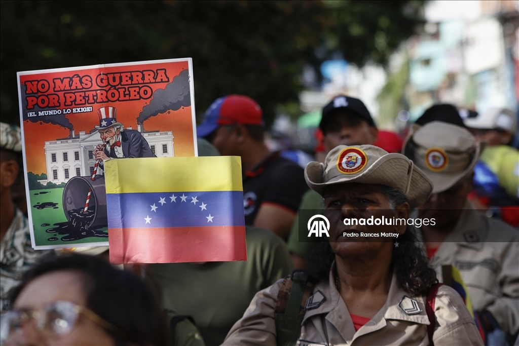 В Венесуэле прошла акция протеста из-за предполагаемого захвата нефтяного танкера США