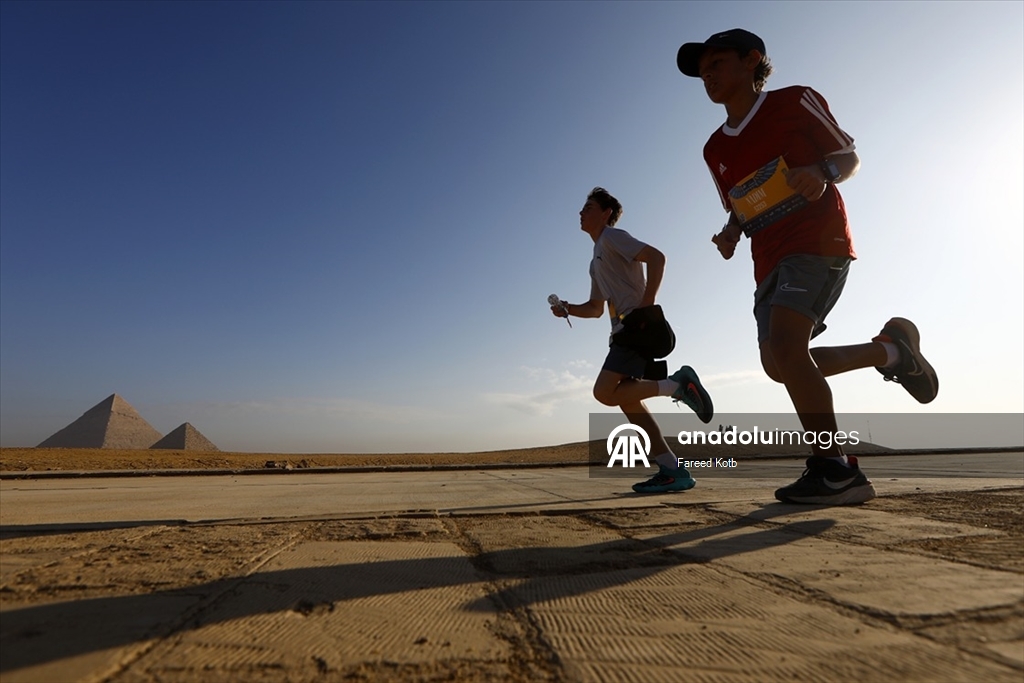 Mısır'da 'Piramitler Yarı Maratonu'
