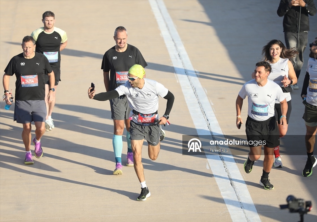 Mısır'da 'Piramitler Yarı Maratonu'