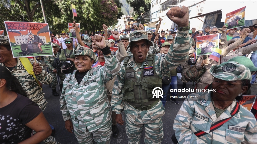 В Венесуэле прошла акция протеста из-за предполагаемого захвата нефтяного танкера США