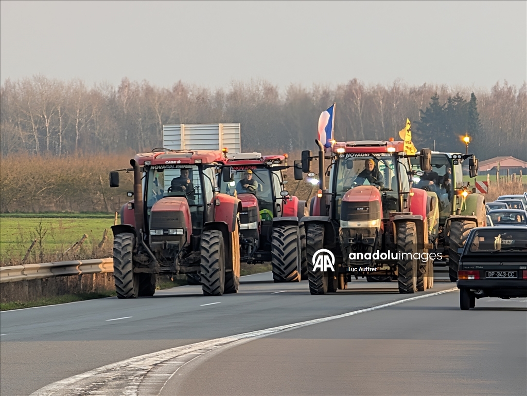 Во Франции ширятся протестные акции фермеров