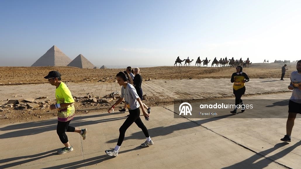 Mısır'da 'Piramitler Yarı Maratonu'