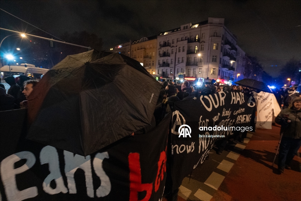 В Берлине прошла акция протеста против полиции