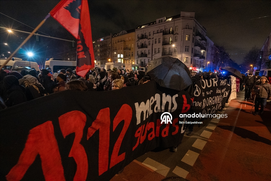 В Берлине прошла акция протеста против полиции