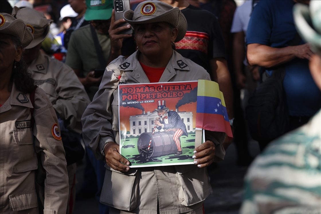 В Венесуэле прошла акция протеста из-за предполагаемого захвата нефтяного танкера США