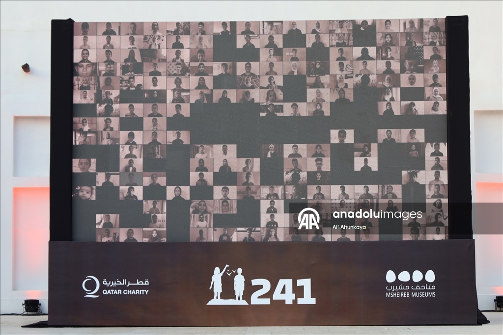 “241” exhibition honoring Gaza children opens in Doha