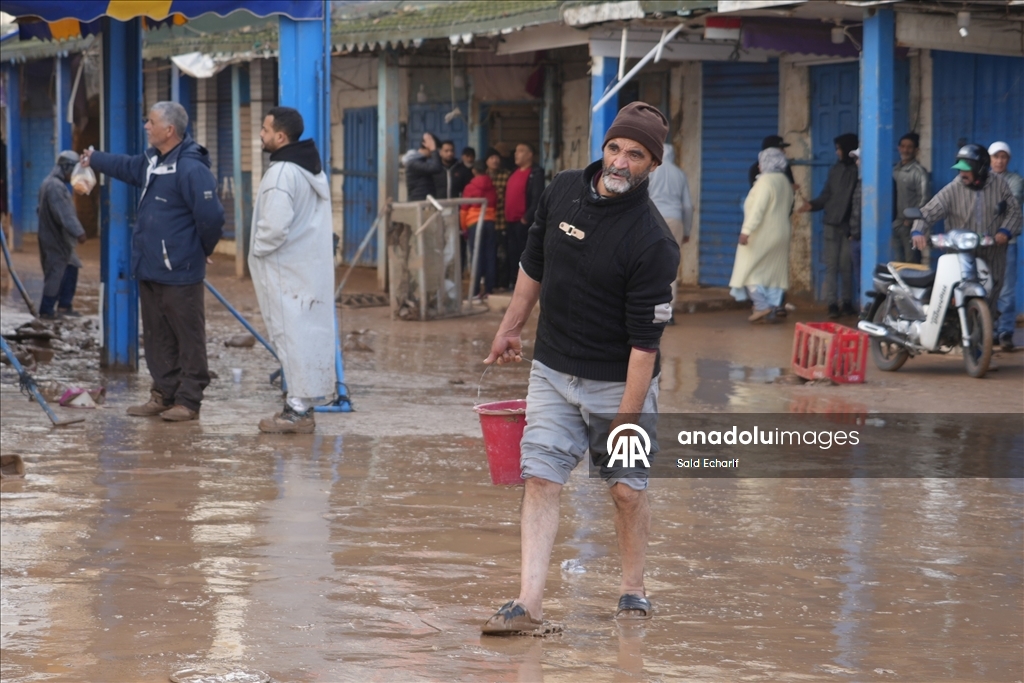 Fas'ta sel ve fırtına nedeniyle hayatını kaybedenlerin sayısı 37'ye yükseldi