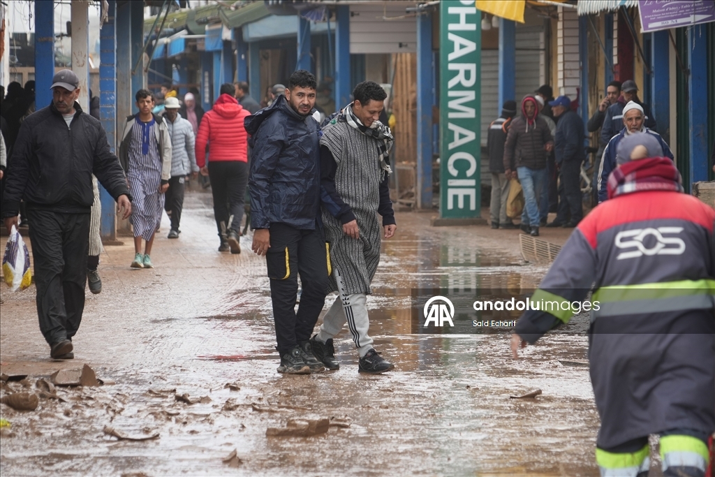 Fas'ta sel ve fırtına nedeniyle hayatını kaybedenlerin sayısı 37'ye yükseldi