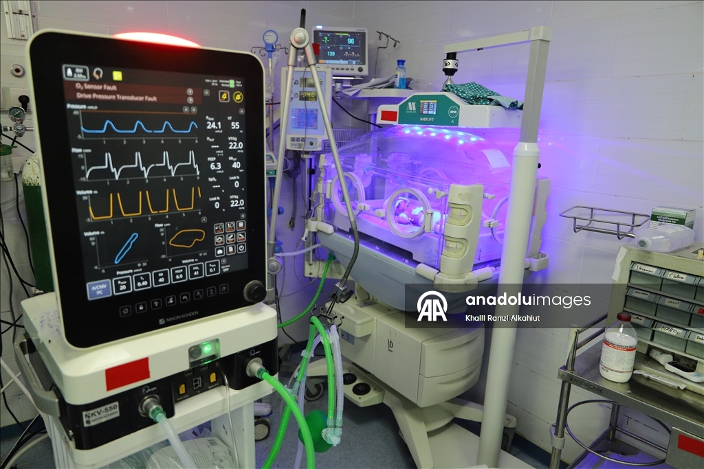 Gazze'de prematüre bebekler hayatta kalma mücadelesi veriyor