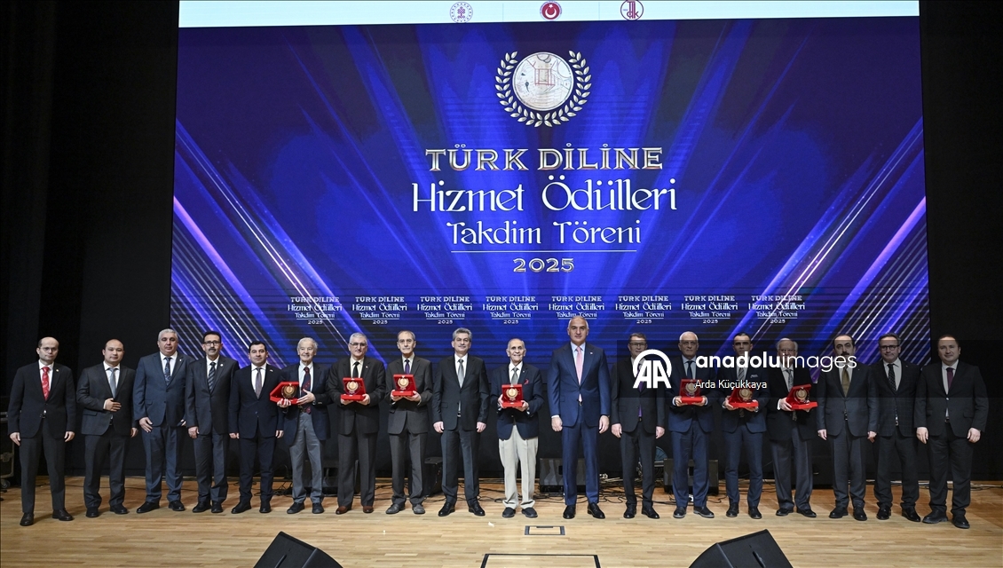 "2025 Türk Diline Hizmet Ödülleri" sahiplerini buldu